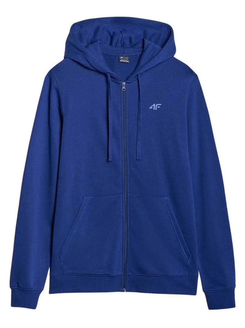 4F - Veste à capuche 4FWMM00TSWSM1768 Bleu marine - Kiabi