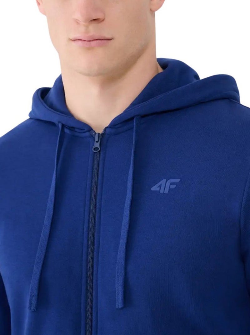 4F - Veste à capuche 4FWMM00TSWSM1768 Bleu marine - Kiabi