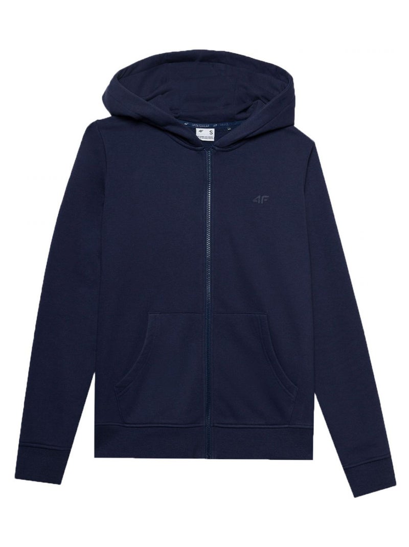 4F - Veste à capuche 4FWSS24TSWSF0956 Bleu marine - Kiabi
