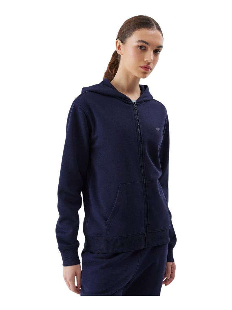 4F - Veste à capuche 4FWSS24TSWSF0956 Bleu marine - Kiabi