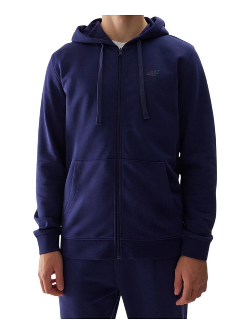 4F - Veste à capuche 4FWSS24TSWSM0951 Bleu marine - Kiabi