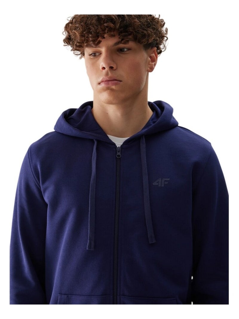 4F - Veste à capuche 4FWSS24TSWSM0951 Bleu marine - Kiabi