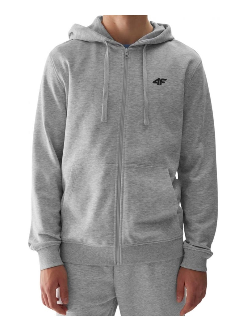 4F - Veste à capuche 4FWSS24TSWSM0951 Gris - Kiabi