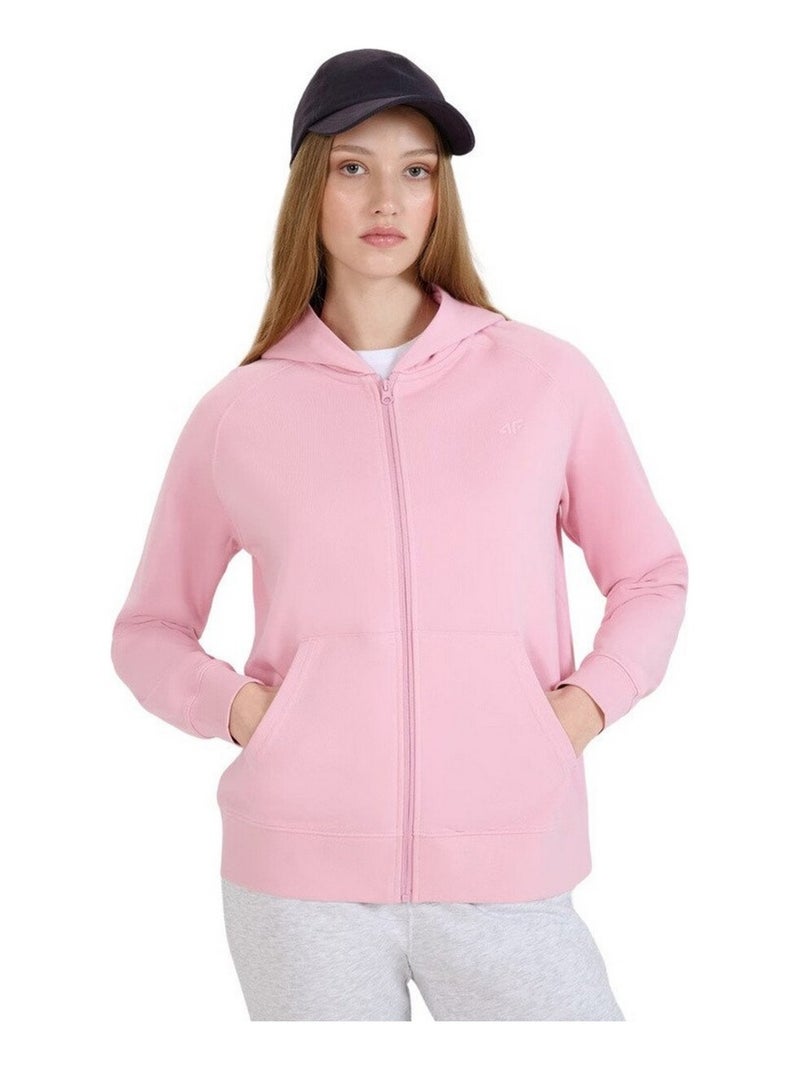 4F - Veste à capuche F1763 Rose - Kiabi