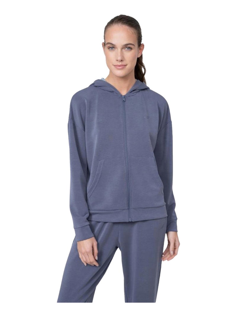 4F - Veste à capuche H4Z22 BLD041 Gris clair - Kiabi