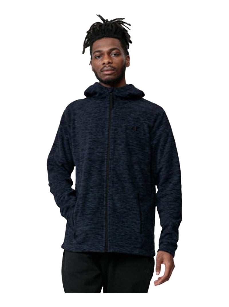 4F - Veste à capuche H4Z22 Bleu marine - Kiabi