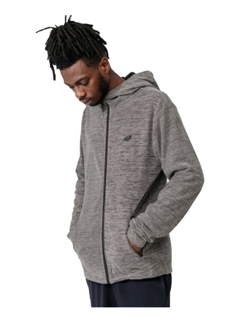 4F - Veste à capuche H4Z22 Gris - Kiabi