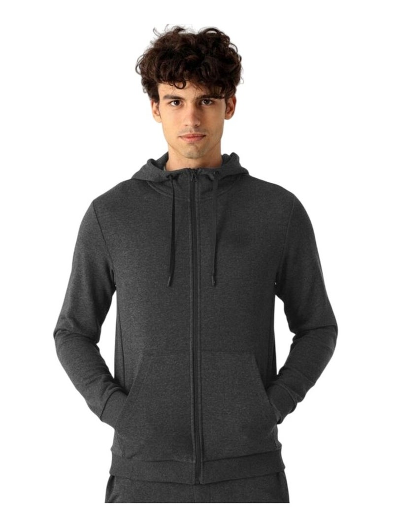 4F - Veste à capuche NOSH4 Noir Gris - Kiabi