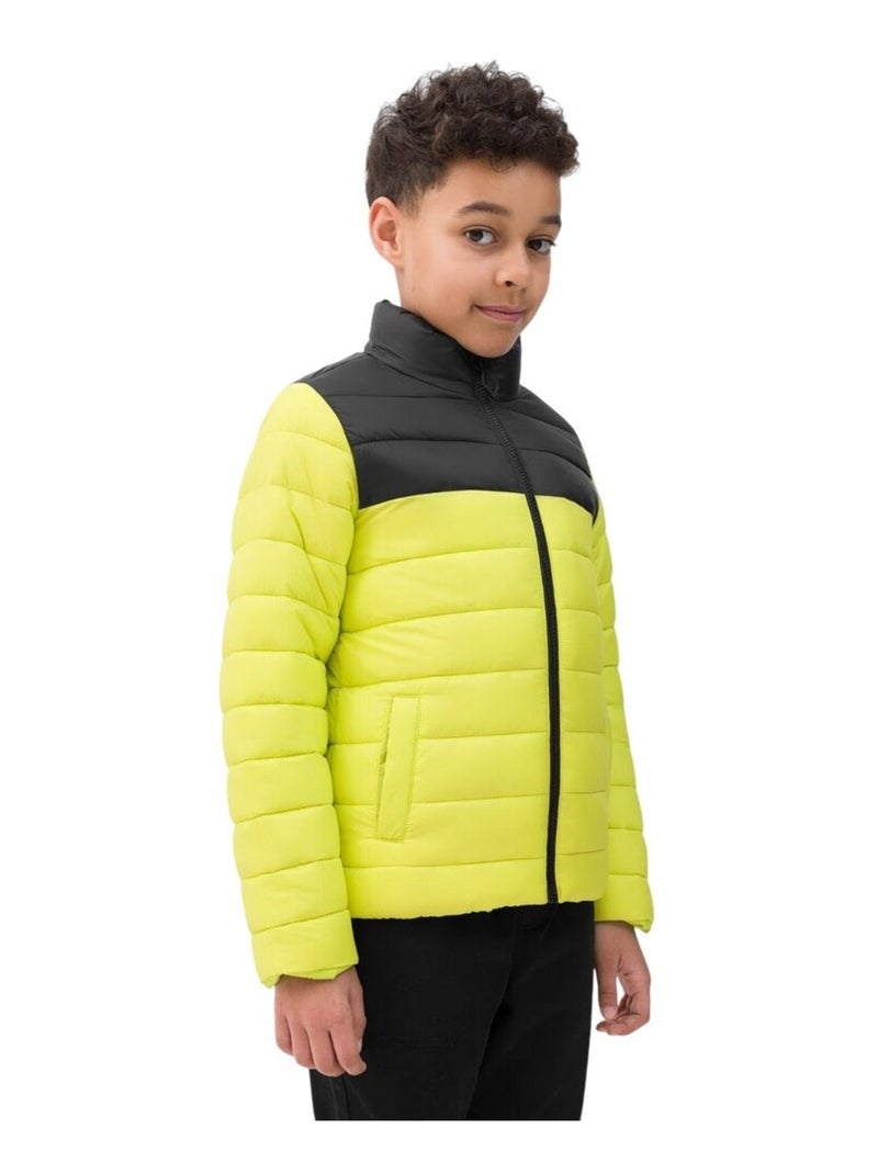 4F - Veste matelassée motif/style blocs de couleurs Vert - Kiabi