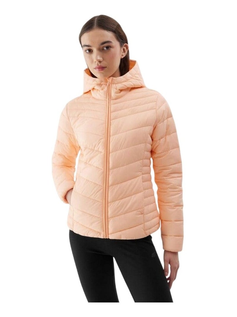 4F - Veste matelassée Orange - Kiabi
