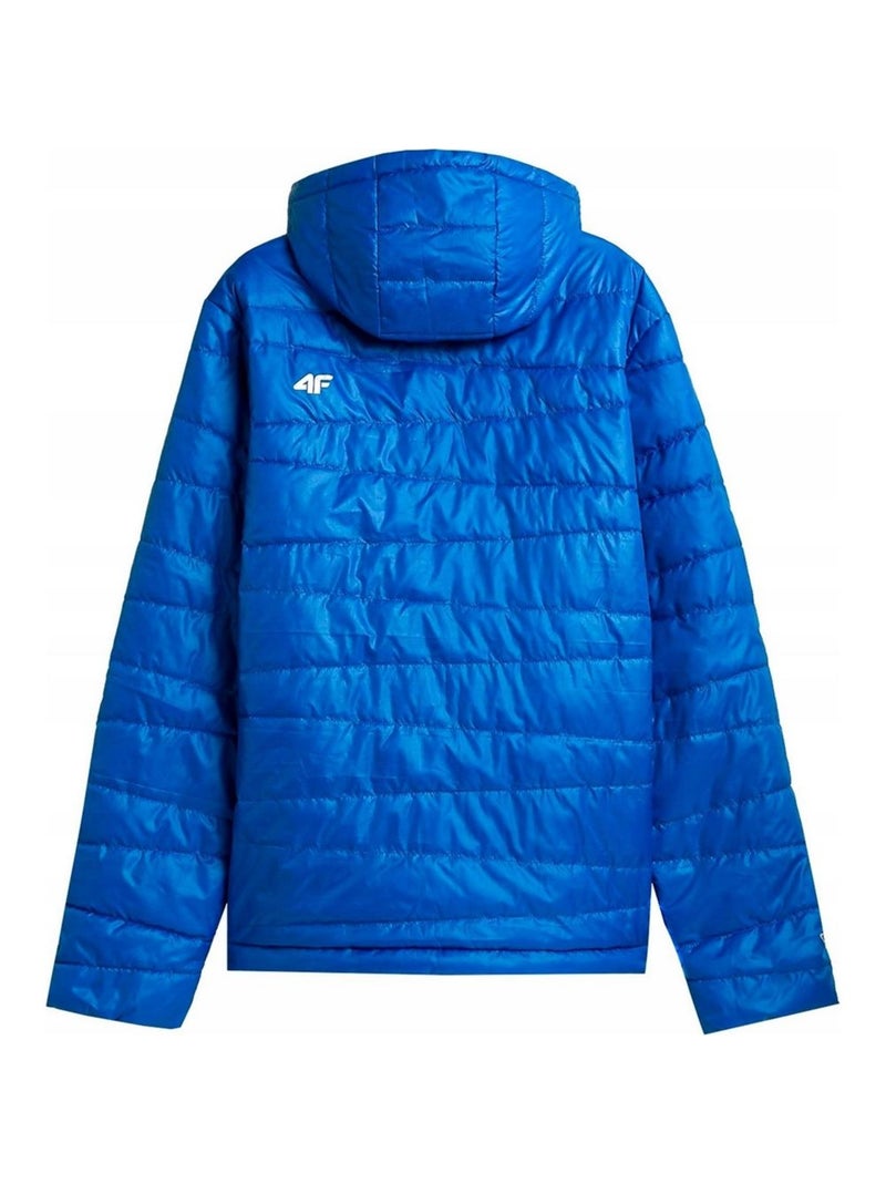 4F - Veste motif/style matelassé H4Z21 Bleu cobalt - Kiabi
