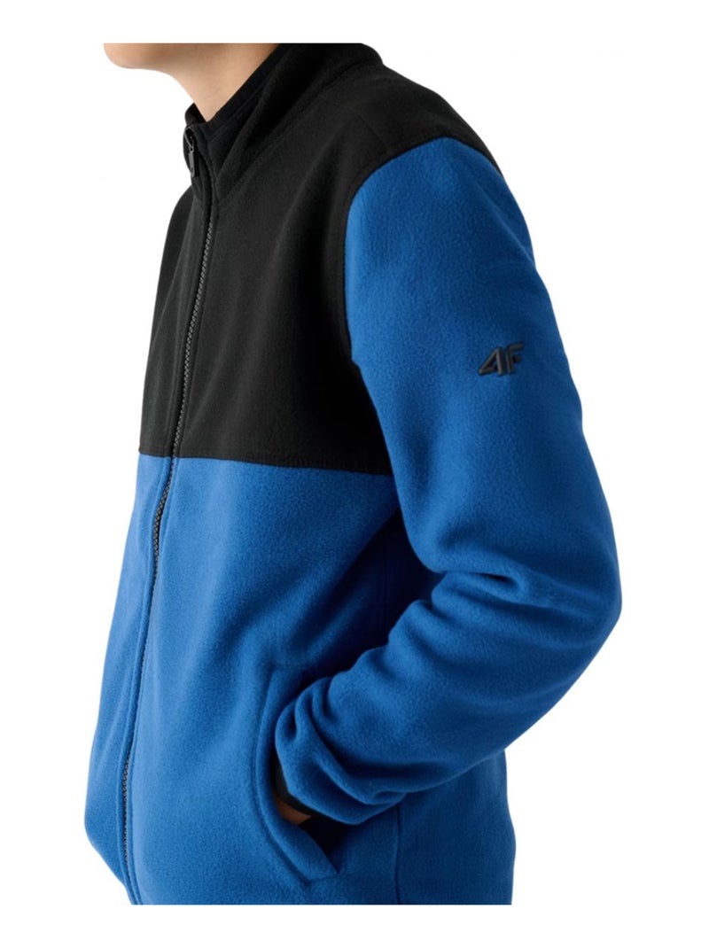 4F - Veste polaire 4FJWAW24TFLEM212 Bleu - Kiabi