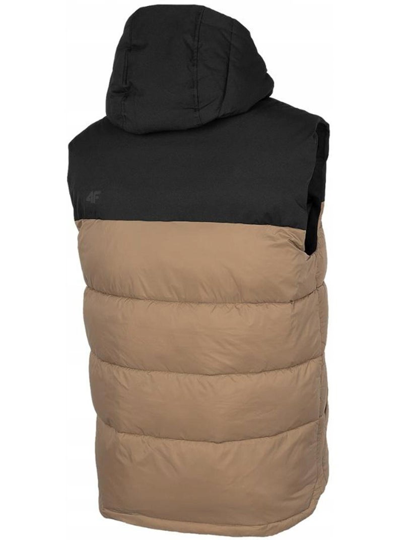 4F - Veste sans manches style bloc de couleur H4Z22 Noir Doré - Kiabi