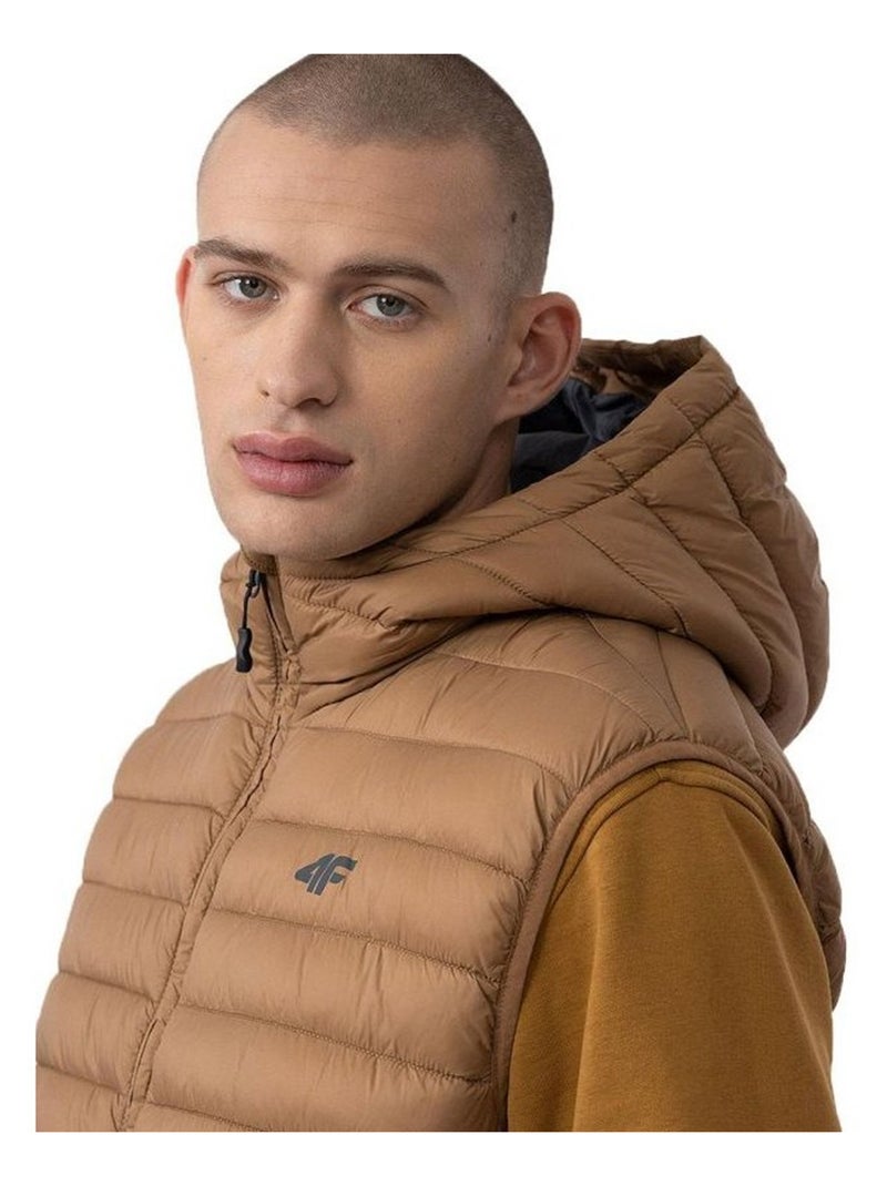 4F - Veste sans manches style Logo M063 Marron - Kiabi