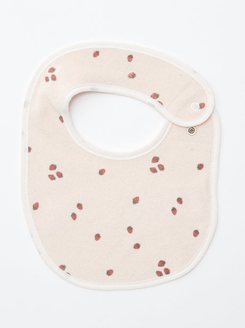 5 bavoirs à l'imprimés fantaisies à fermeture pressionnées - Kiabi