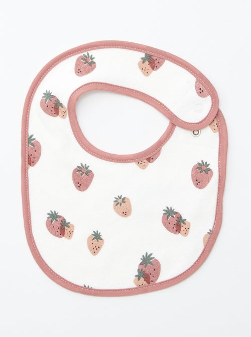 5 bavoirs à l'imprimés fantaisies à fermeture pressionnées - Kiabi