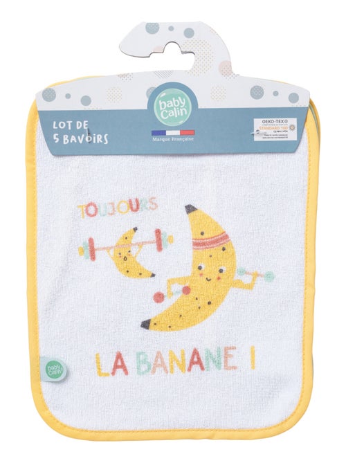 5 bavoirs naissance - Smoothie - Babycalin - Kiabi