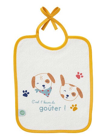 5 bavoirs naissance - Toutou - Babycalin