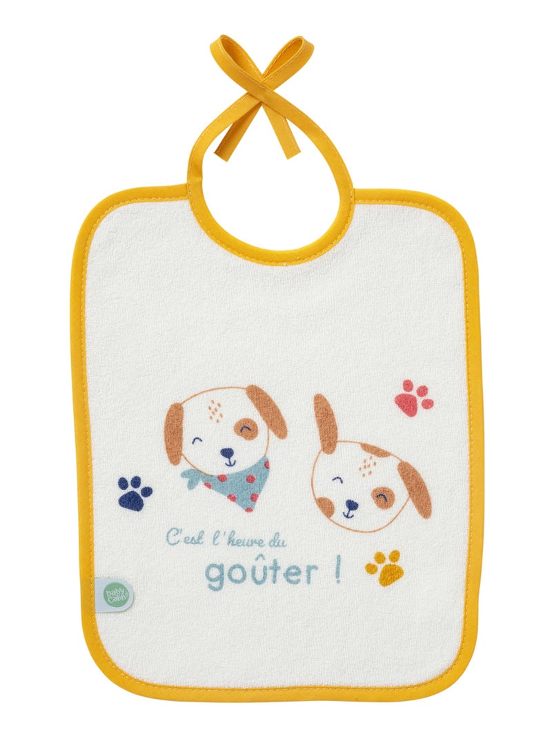 5 bavoirs naissance - Toutou - Babycalin Marron noisette - Kiabi