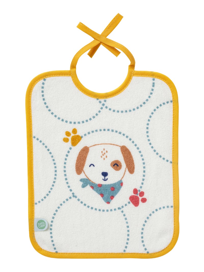 5 bavoirs naissance - Toutou - Babycalin Marron noisette - Kiabi