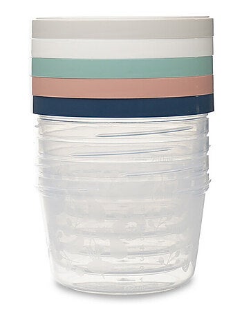 5 Boîtes de conservation 250ml