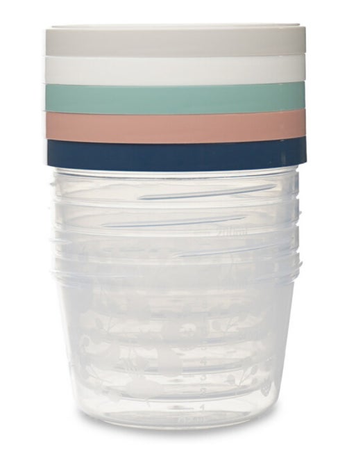 5 Bo?tes de conservation 250ml - Kiabi