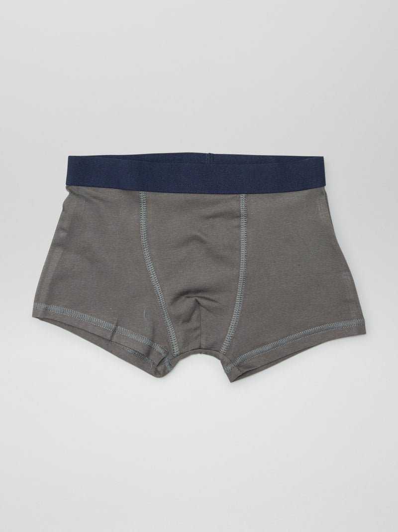 5 boxers unis Vert - Kiabi