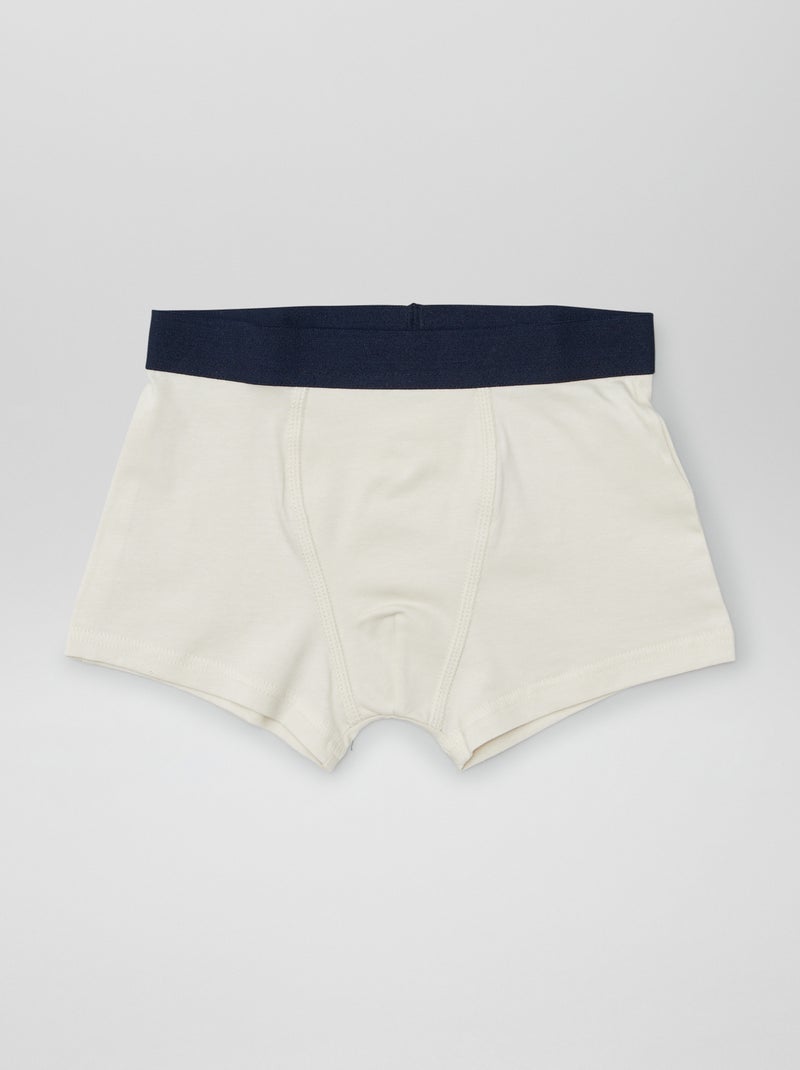 5 boxers unis Vert - Kiabi