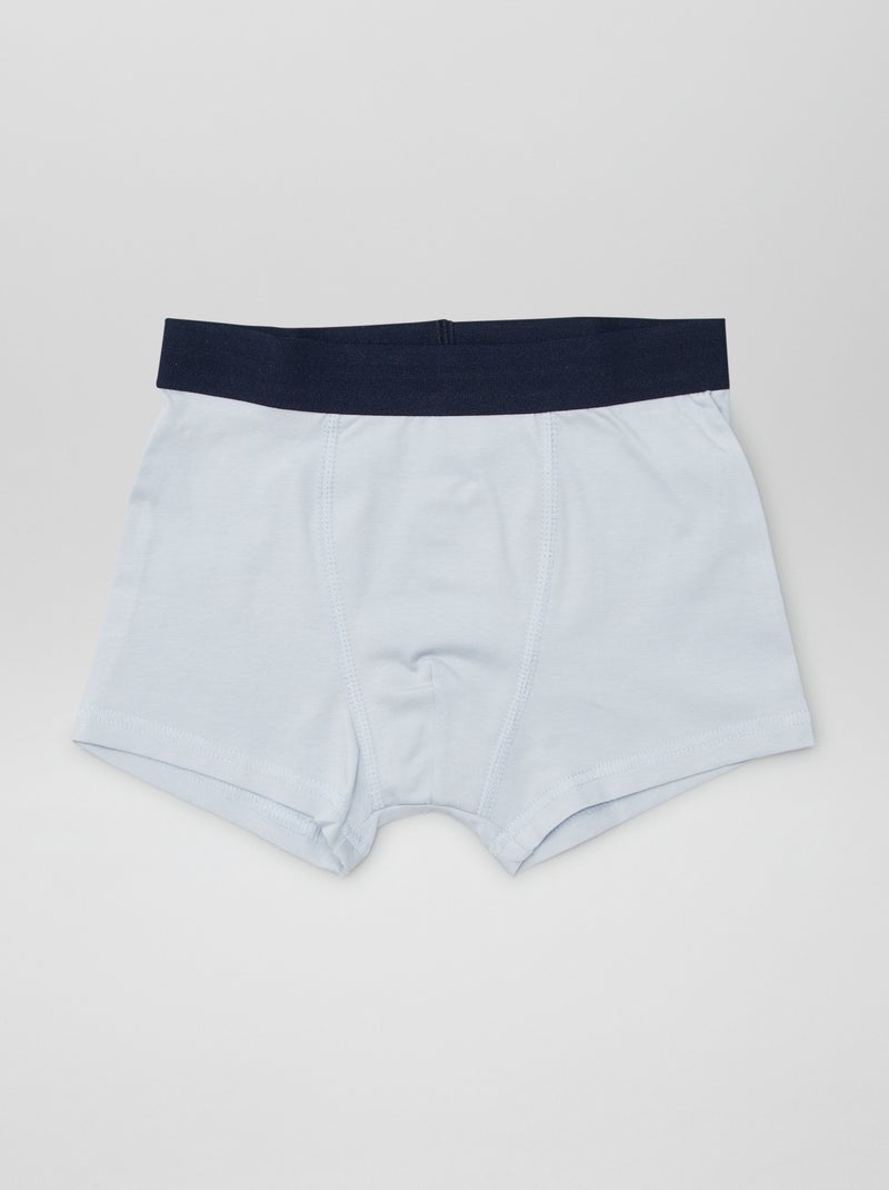 5 boxers unis Vert - Kiabi