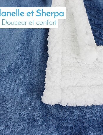 5 couvertures, plaids polaires pour bébé en flanelle et effet moutonné ultra doux - Monsieur Bébé
