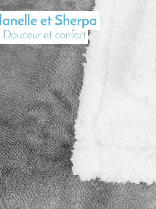 5 couvertures, plaids polaires pour bébé en flanelle et effet moutonné ultra doux - Monsieur Bébé - Kiabi
