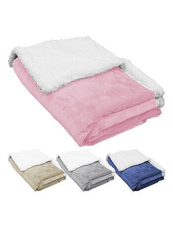5 couvertures, plaids polaires pour bébé en flanelle et effet moutonné ultra doux - Monsieur Bébé