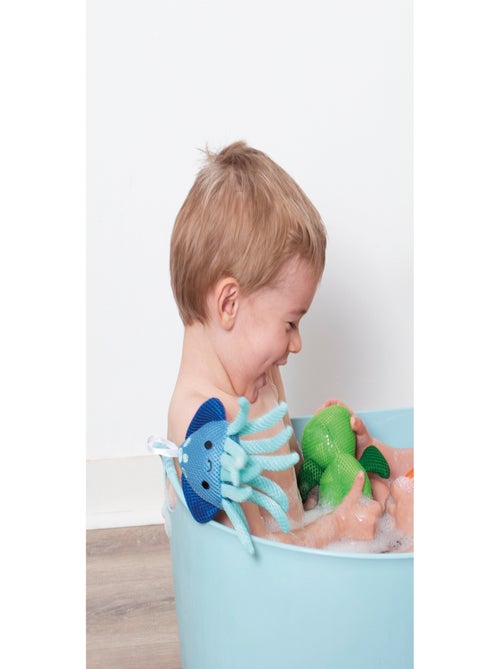 5 éponges de bain Barboteurs marins - Kiabi