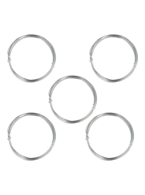 5 fils en aluminium à tricotin - 1,5 mm x 5 m - Artemio - Kiabi