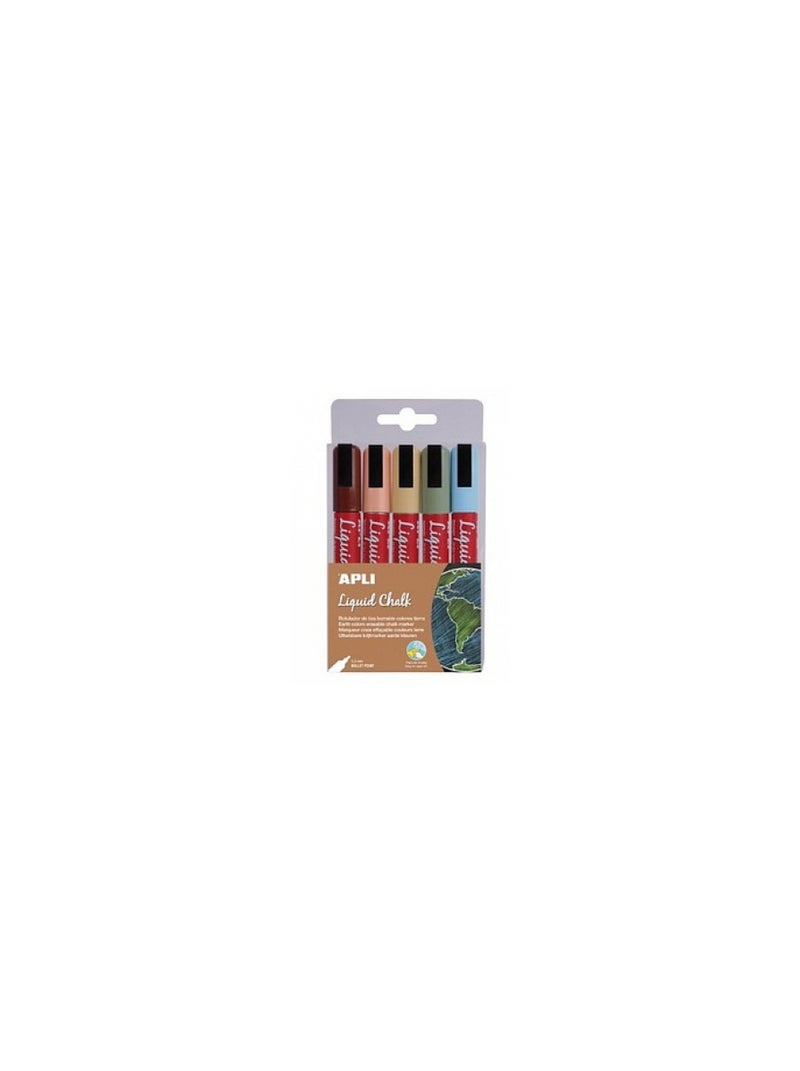 5 Marqueurs Craies Effacables N/A - Kiabi