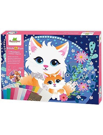 5 Maxi mosaïques Animaux mignons