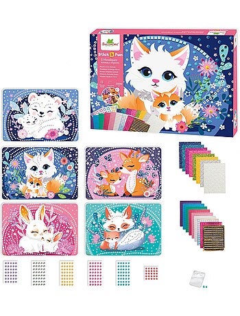 5 Maxi mosaïques Animaux mignons