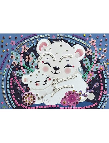 5 Maxi mosaïques Animaux mignons