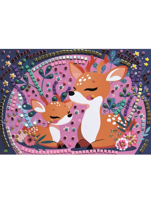 5 maxi mosaïques animaux mignons - Kiabi