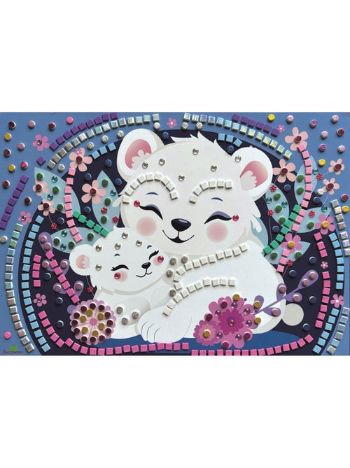 5 maxi mosaïques animaux mignons - Kiabi