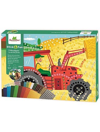 5 Maxi mosaïques La vie à la ferme