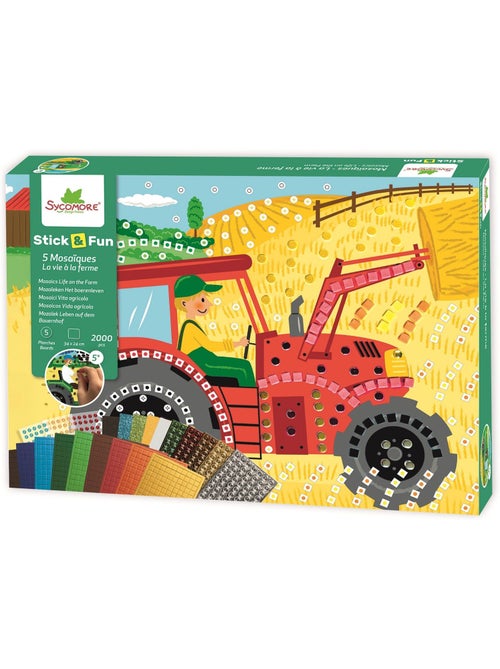 5 Maxi mosaïques La vie à la ferme - Kiabi