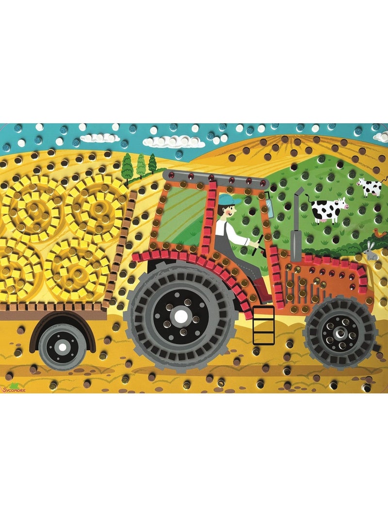 5 Maxi mosaïques La vie à la ferme N/A - Kiabi