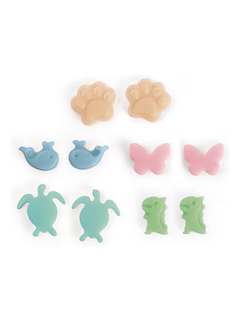 5 mini moules pour bijoux Animaux - Graine Créative N/A - Kiabi