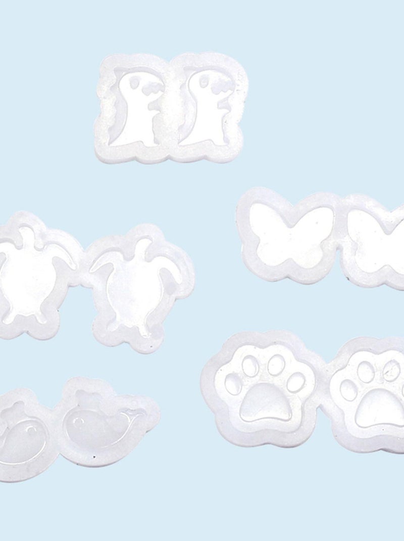 5 mini moules pour bijoux Animaux - Graine Créative N/A - Kiabi