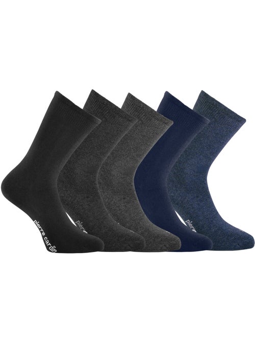 5 paires de chaussettes de ville homme chinées angelo pierre cardin - Kiabi 5 paires de chaussettes de ville homme chinées angelo pierre cardin - Kiabi