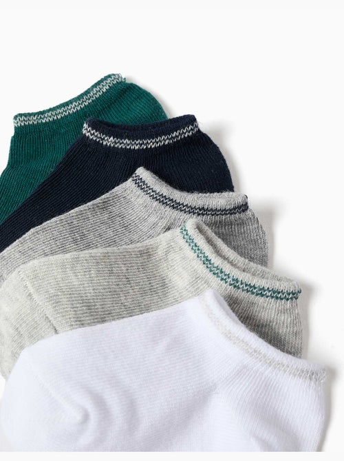 5 paires de socquettes à rayures - Kiabi 5 paires de socquettes à rayures - Kiabi