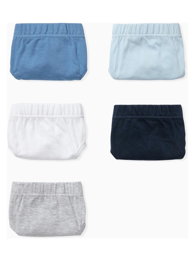 5 Slips Unis Garçon   ESSENTIALS LINE Multicolore - Kiabi