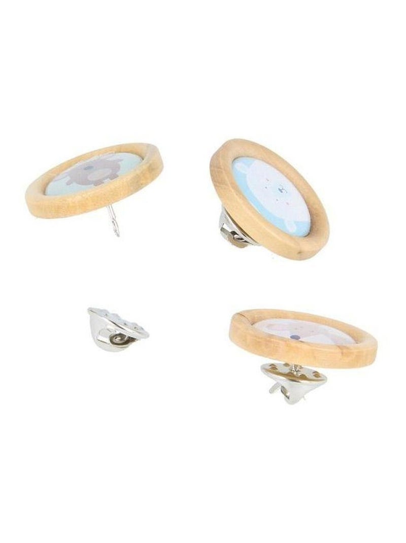 50 attache pin's métalliques 1 cm - Artemio Argenté - Kiabi
