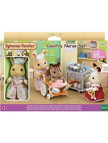 5094 'sylvanian families' infirmiere et accessoires